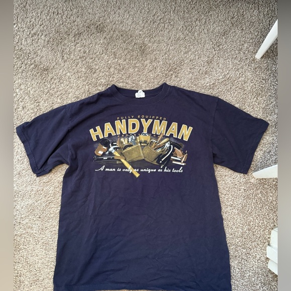 other Other - Handyman Navy Blue T-Shirt Size M